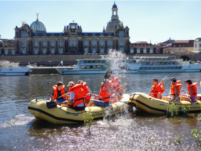 Hot Rod & Rafting Dresden Altstadt (Tageserlebnis)  