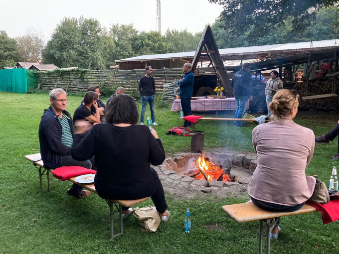 BusinessTalk am Lagerfeuer Sachsenwald