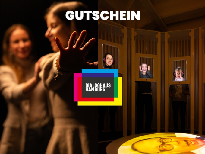 Geschenk-Gutschein für alle Erlebnisse im Dialoghaus Hamburg