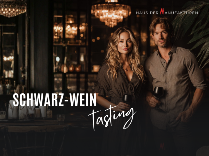 HdM Köln - Schwarz-Wein Tasting mit Geheimstation - Haus der Manufakturen