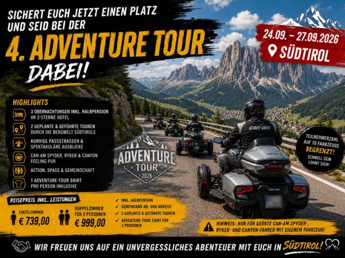 4- Adventure Tour - Südtirol ruft