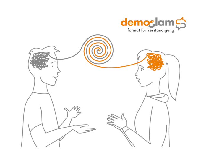 ERZÄHLSALON 3 / Workshop: DemoSlam – Verstehen ohne Einvernehmen