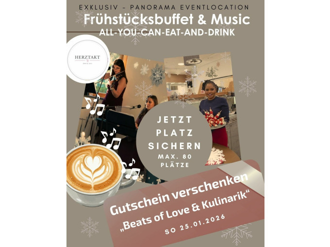 Frühstücksbuffet & Music - mit Herztakt