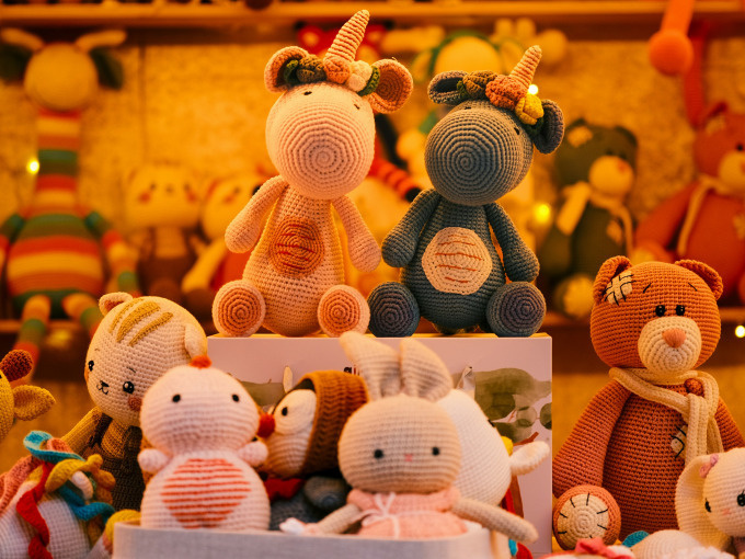 Tisch beim Kinderbasar