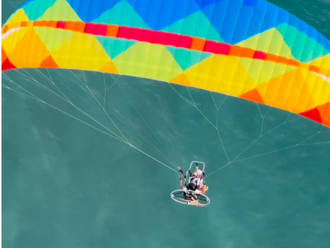 Cilento : Parapendio a Motore + Aperitivo - 30 min  