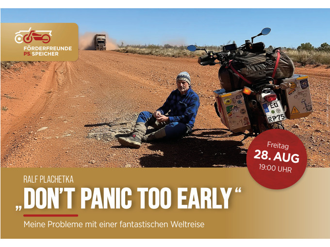 28.08.2026 / Ralf Plachetka: „Don’t Panic Too Early“ – Meine Probleme mit einer fantastischen Weltreise – Von Deutschland nach Australien