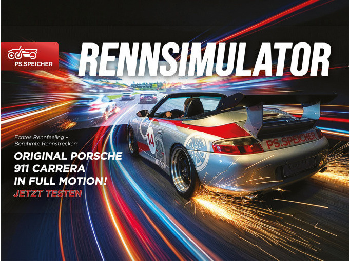 Porsche-Full-Motion-Rennsimulator (60 Minuten)
