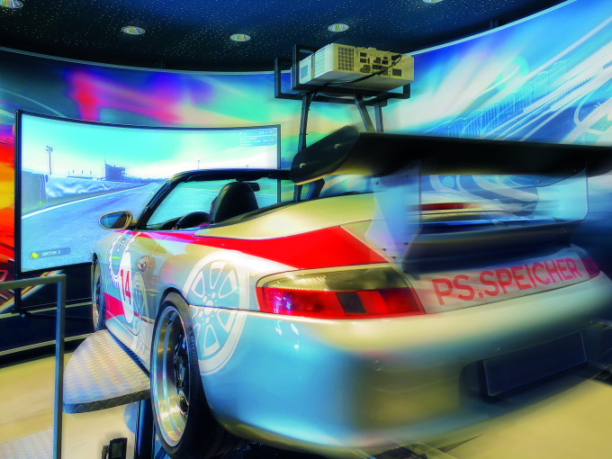 Ticket Porsche-Full-Motion-Rennsimulator