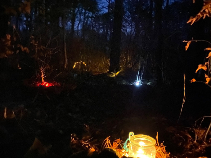 Nachtwanderung mit Freiräume-Lichterweg