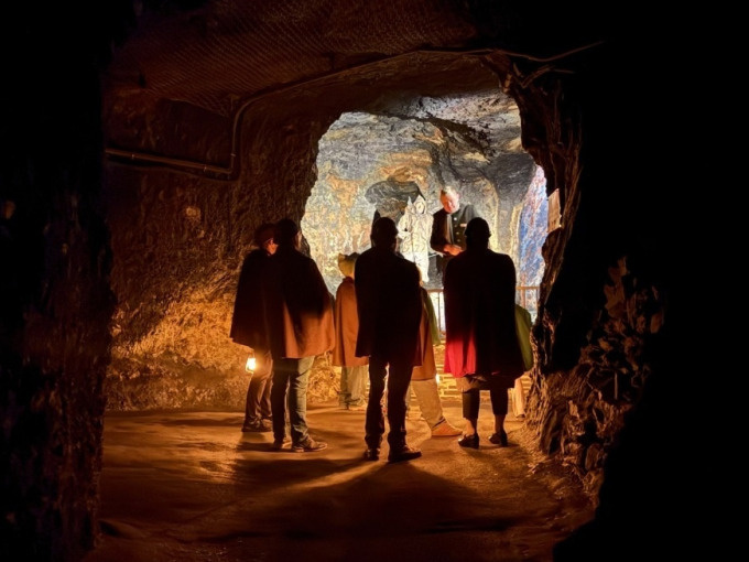 Dunkelführung mit Grubenlampe