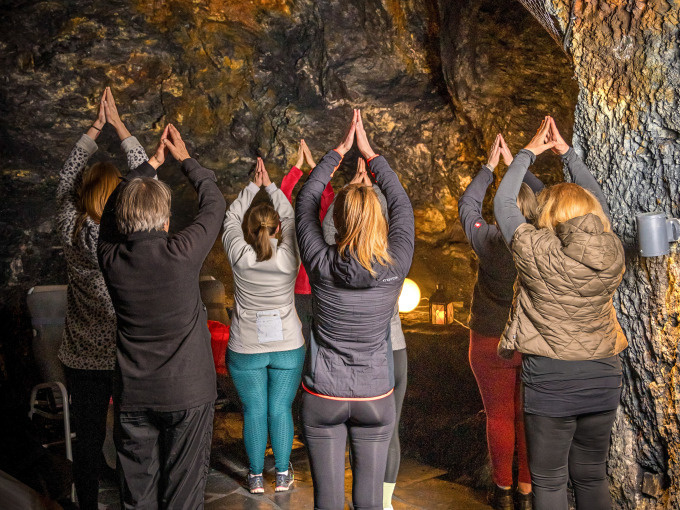 Yoga im Saalfelder Naturheilstollen