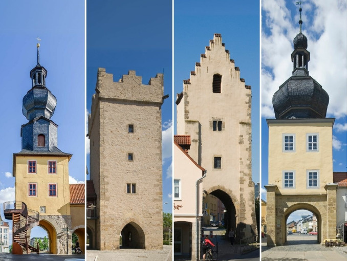 Saalfelder Stadttore mit Erlebnisausstellungen