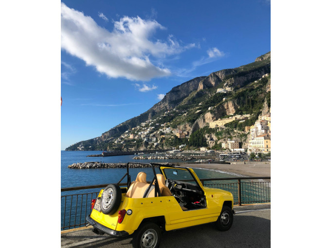 Amalfi Vintage Tour  con Corso di ceramica a Praiano e aperitivo al tramonto 